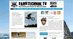 Desktop Screenshot of fahrtechnik.tv