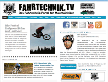 Tablet Screenshot of fahrtechnik.tv